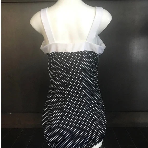 Swim Solutions Plus Size 18 black polka dot 1pc - Picture 3 of 4